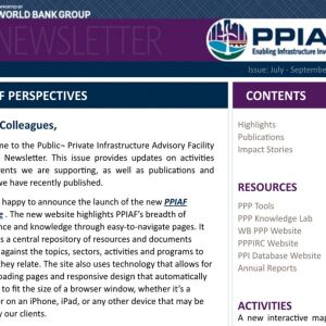 The World Bank, PPIAF